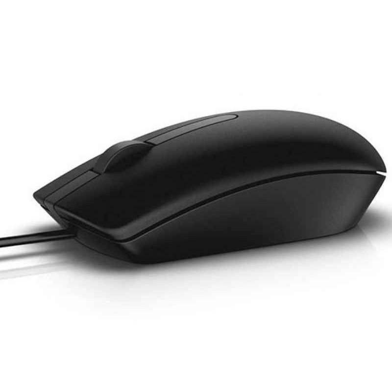 Dell MS116 souris USB Optique 1000 DPI Ambidextre Noir 570-AAIR 