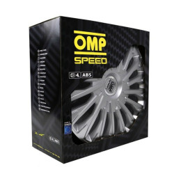 Coprimozzi OMP Stinger Speed Argentato 14" (4 uds)