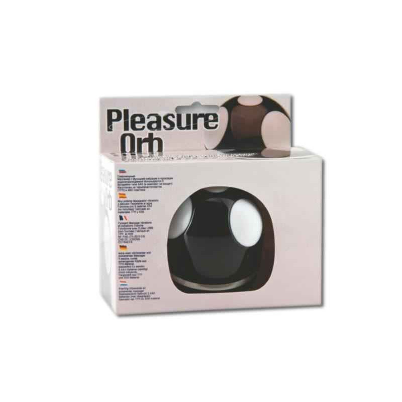 PLEASURE ORB MASSAGER. Imperméable. VIBR. &PULSATING. TPR. Noir