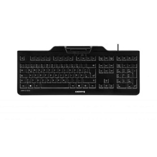 Cherry KC 1000 SC clavier USB QWERTZ Allemand Noir JK-A0100DE-2 