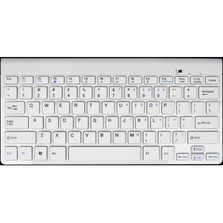 Gembird clavier pour téléphones portables Blanc QWERTZ KB-BT-001-W-DE