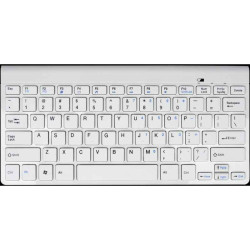 Gembird clavier pour téléphones portables Blanc QWERTZ KB-BT-001-W-DE