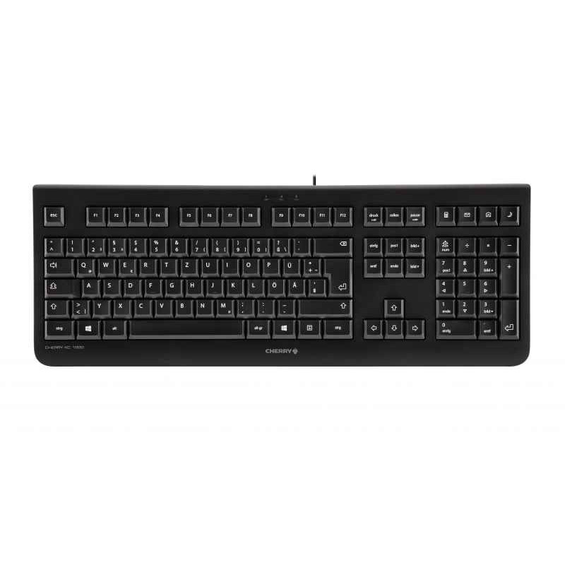 Cherry KC 1000 clavier USB QWERTZ Allemand Noir JK-0800DE-2