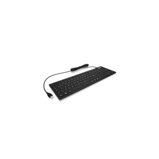 KeySonic KSK-8030 IN CH clavier USB Suisse Noir 28081