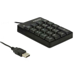 Delock 12481 clavier numérique USB Universel Noir 12481