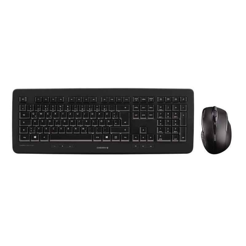 Cherry DW 5100 RF clavier QWERTY sans fil US Noir JD-0520EU-2