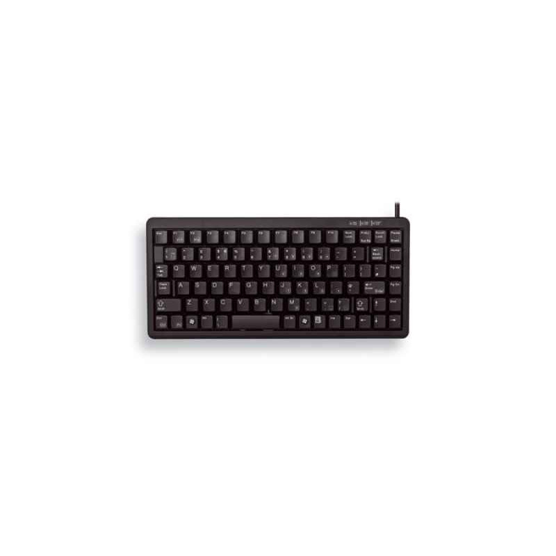 Cherry Slim Line Compact-Keyboard Keyboard Laser QWERTZ Black G84-4100LCMDE-2