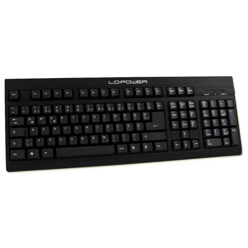 LC Power BK-902 clavier USB QWERTZ Allemand Noir BK-902