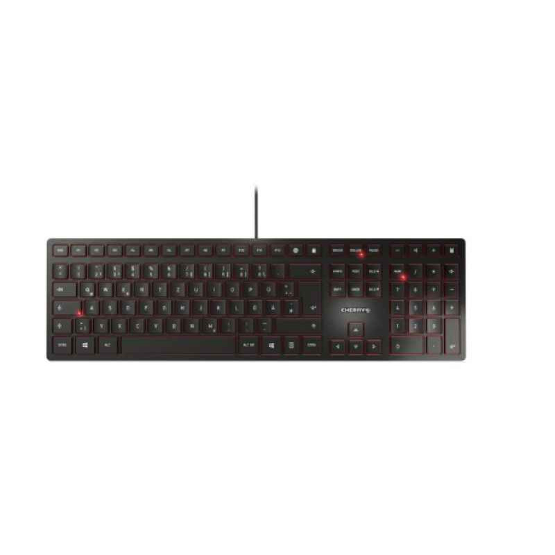 Cherry KC 6000 Slim USB QWERTZ Allemand Noir JK-1600DE-2