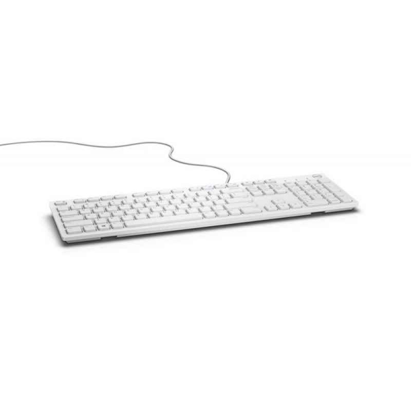 Dell KB216 USB QWERTZ Allemand Blanc 580-ADHW