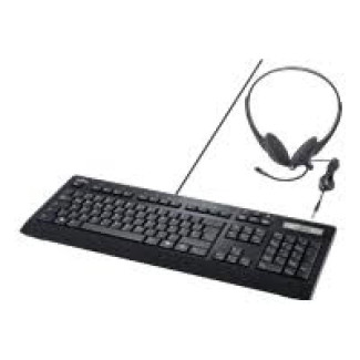 Fujitsu Keyboard KB950 Phone DE incl Headset S26381-F950-L420