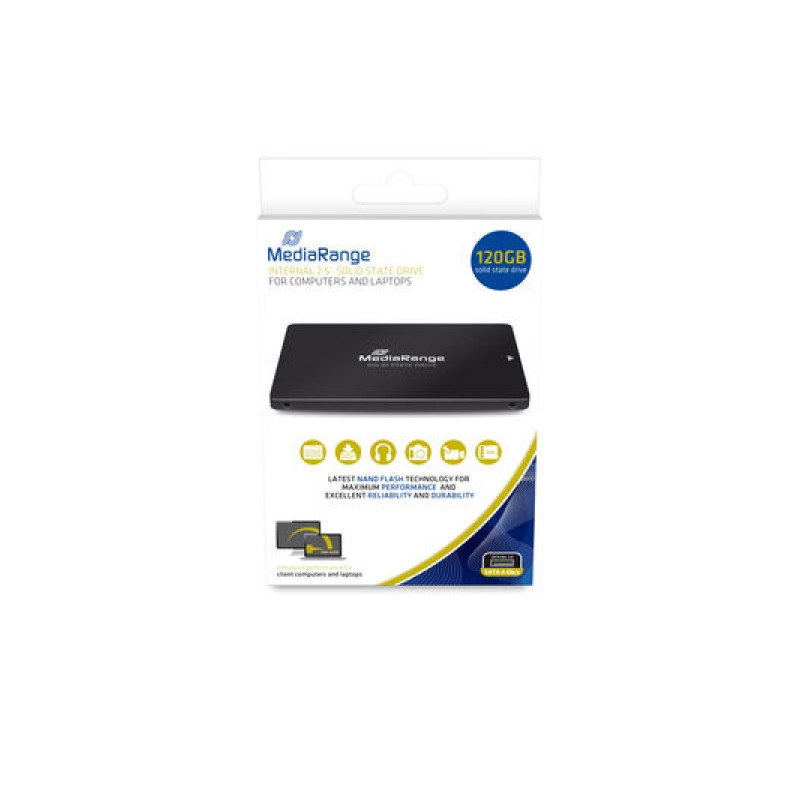 MediaRange SSD 120GB USB 2.5 Intern Schwarz MR1001