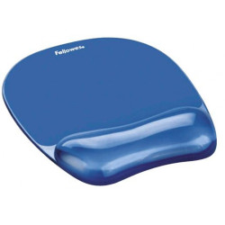 Mauspad Fellowes Crystal Gel Handgelenkauflage. blau 9114120