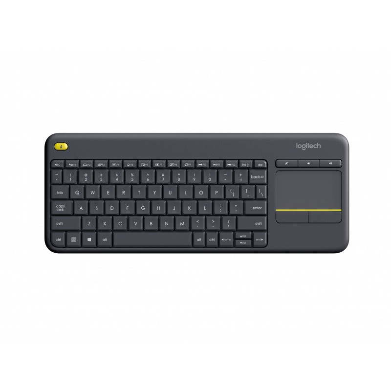 Clavier tactile sans fil Logitech K400 Plus Noir Disposition US-INT\'L 920-007145