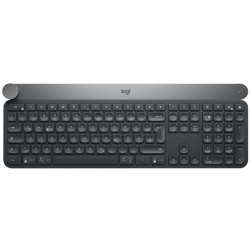 Logitech Craft Clavier avancé avec molette de contrôle unique DE-Layout 920-008496