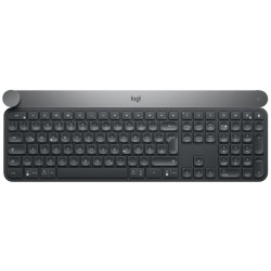 Logitech Craft Clavier avancé avec molette de contrôle unique DE-Layout 920-008496