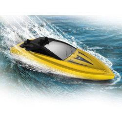 Speed Boat SYMA Q5 BATEAU TELECOMMANDÉ 2.4G 2 canaux (max 8 km/h) - JAUNE