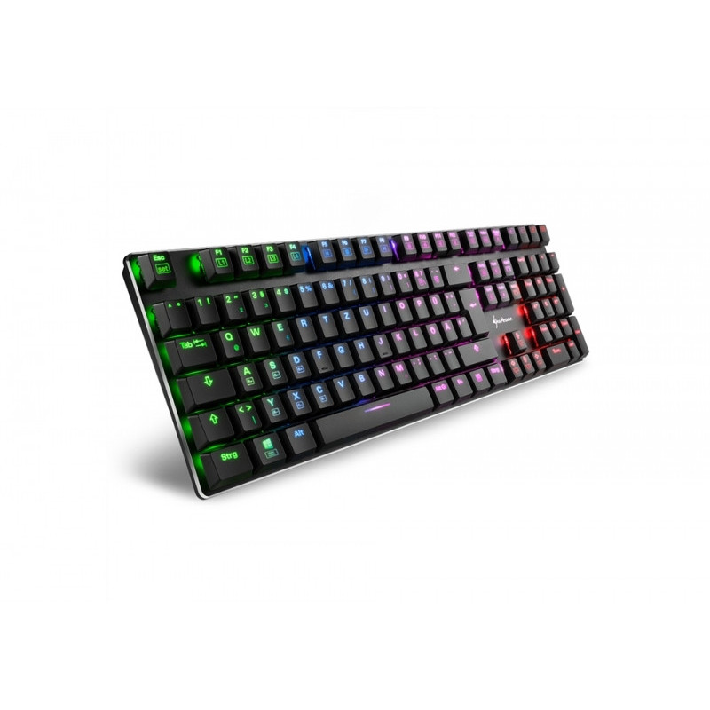 Sharkoon Keyboard PureWriter RGB Red 4044951021451