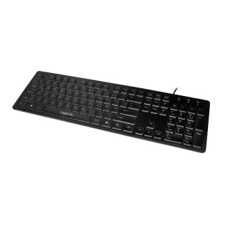 Clavier LogiLink RGB illumé noir ID0138