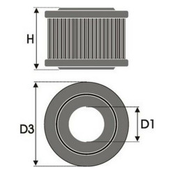 Filtro de aire Green Filters R153659