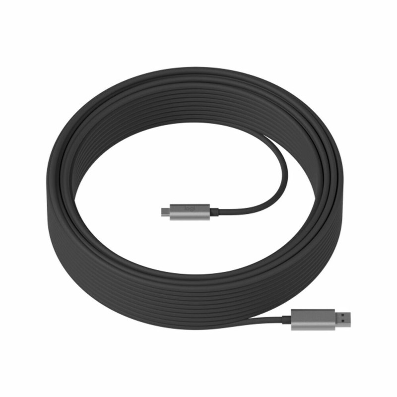 Cable USB A a USB C Logitech 939-001799 Negro 10 m