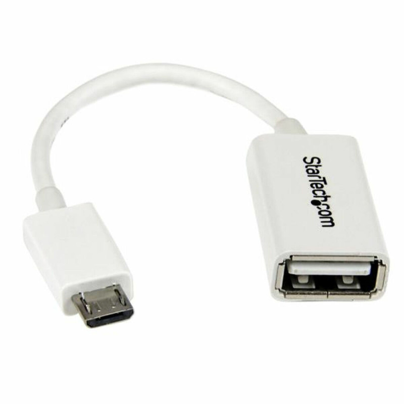 Cable Micro USB a USB Startech UUSBOTGW             Blanco