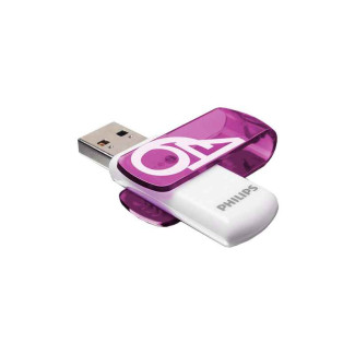 Philips Clé USB 2.0 64Go Vivid Edition violet - FM64FD05B/10 