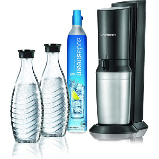 SODASTREAM Crystal 2.0 carafe en verre noir incl. 2