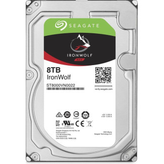 Seagate Disque dur Interne 8TB IronWolf 7200RPM 256MB ST8000VN004