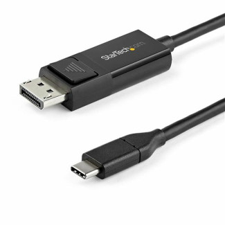 Adaptateur USB C vers DisplayPort Startech CDP2DP1MBD           Noir 1 m