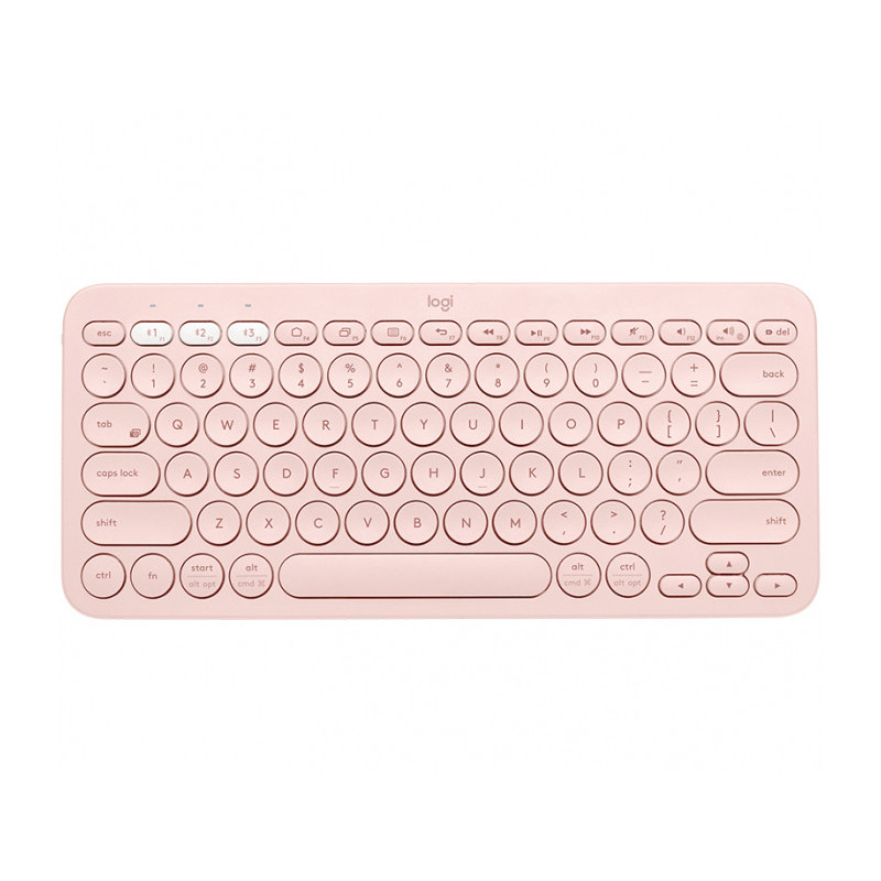 Logitech K380 Clavier multi-appareil Bluetooth ROSE DEU 920-009583