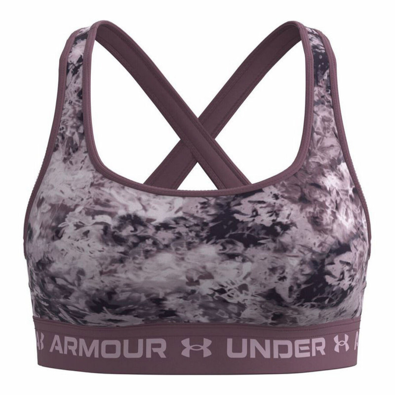 Reggiseno Sportivo Under Armour Mid Crossback Marrone