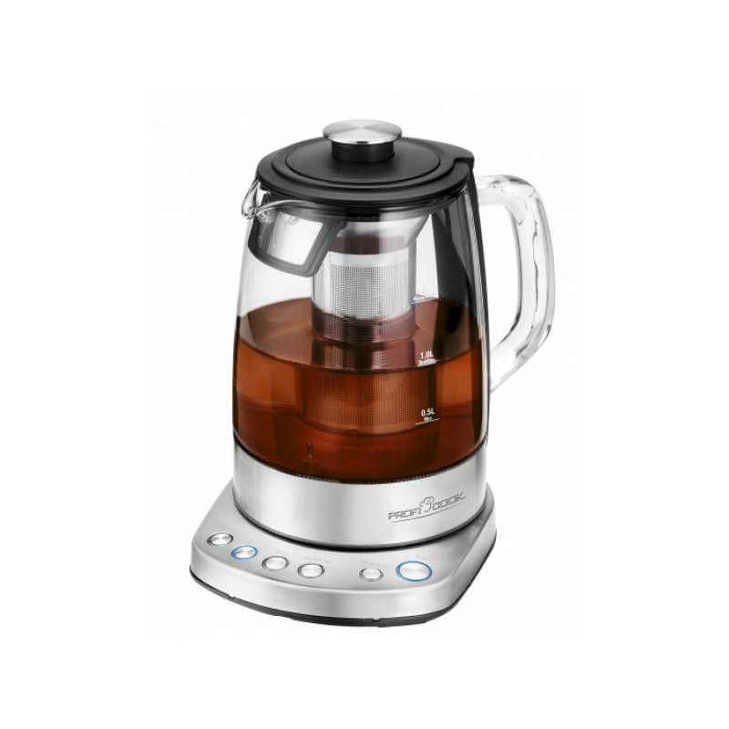 Bouilloire en verre WIFI 1.5L ProfiCook WKS 1167G Inox 