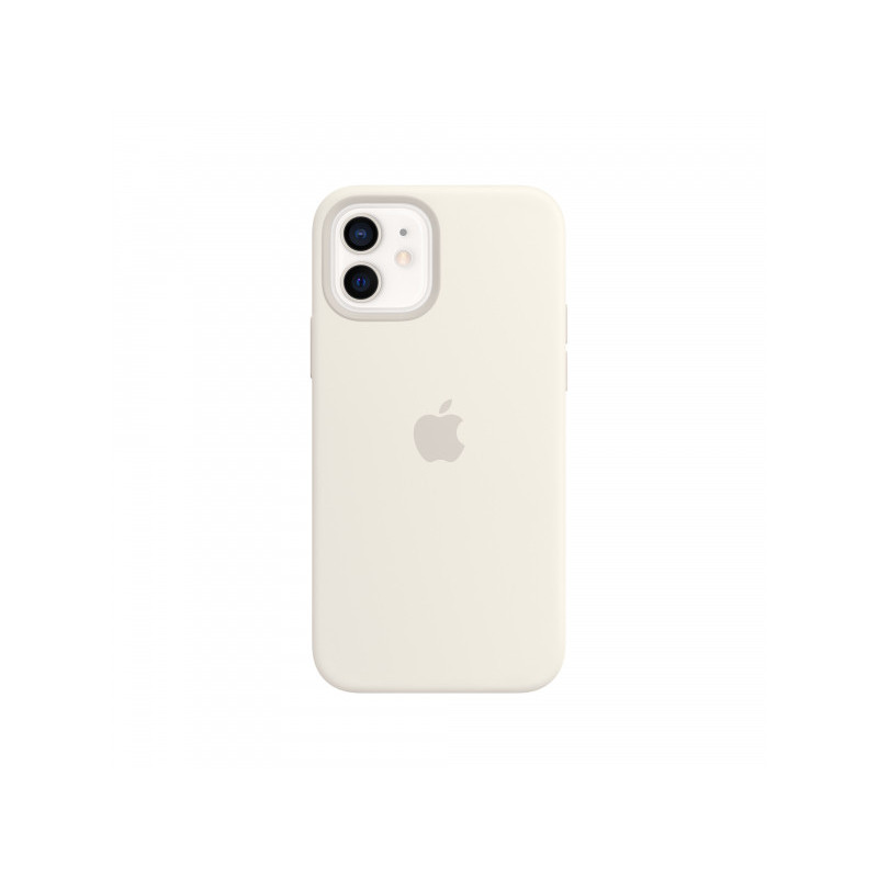 Apple Silikon Case mit MagSafe für iPhone 12/12 Pro white- MHL53ZM/A