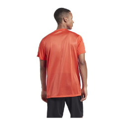 Herren Kurzarm-T-Shirt Reebok Workout Ready Tech Orange