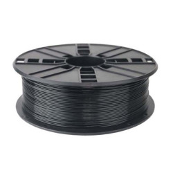 Gembird Filament. PLA Noir. 1.75 mm. 1 kg - 3DP-PLA1.75-01-BK