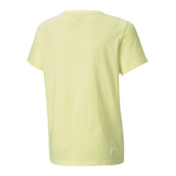 Maglia a Maniche Corte per Bambini Puma  Alpha Graphic Giallo