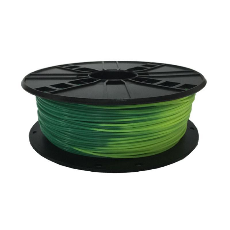 Gembird Filament ABS Bleu vert à jaune vert. 1.75 mm. 1 kg - 3DP-ABS1.75-01-BGYG