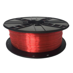 Gembird Filament. PETG Rouge. 1.75 mm. 1 kg - 3DP-PETG1.75-01-R