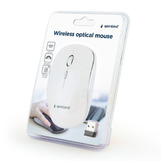 Gembird Souris optique sans fil. blanc - MUSW-4B-01-W