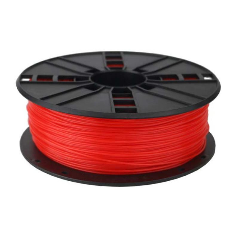 Gembird Filament. PLA Rouge fluorescent. 1.75 mm. 1 kg - 3DP-PLA1.75-01-FR