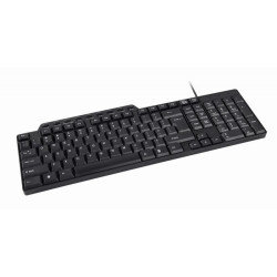 Gembird Clavier multimedia compact. USB. type US. NOIR - KB-UM-104