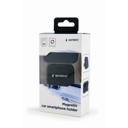 Gembird Support de smartphone de voiture magnétique. noir TA-CHM-01