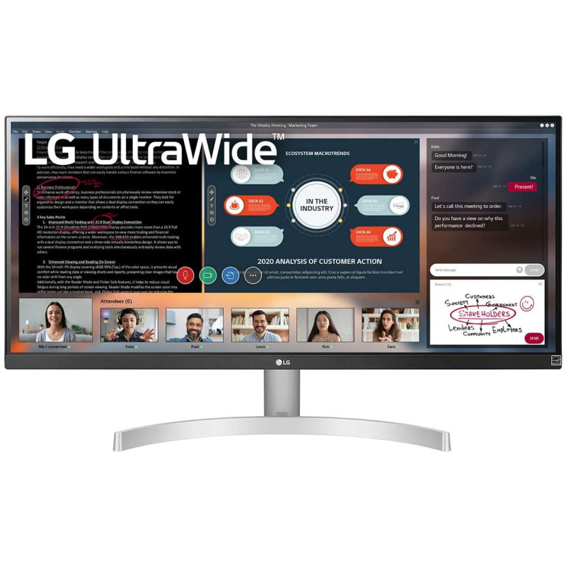 LG 29WN600-W - 73.7 cm (29\'\') -Full HD Ultra large - LED Argent 29WN600-W