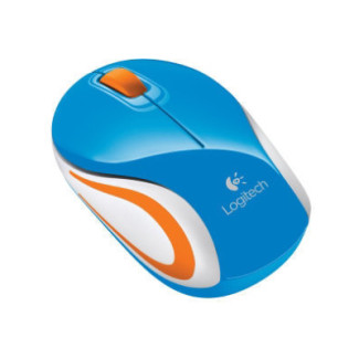 Logitech M187 - Ambidextre - Optique - RF sans fil -Bleu 910-002738