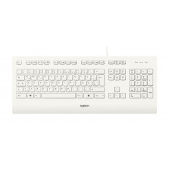 Logitech KB Clavier filaire K280e pour le Busin. Blanc DE-Layout 920-008319 