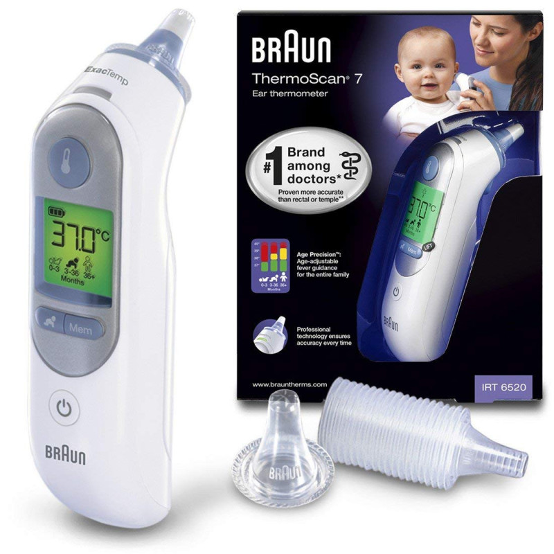 BRAUN Thermomètre auriculaire ThermoScan 7 WE IRT 6520 