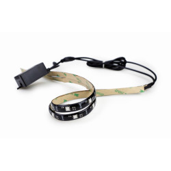 Gembird USB RGB LED Stripe. 2 x 50 cm - LED-2SU-RGB50-01