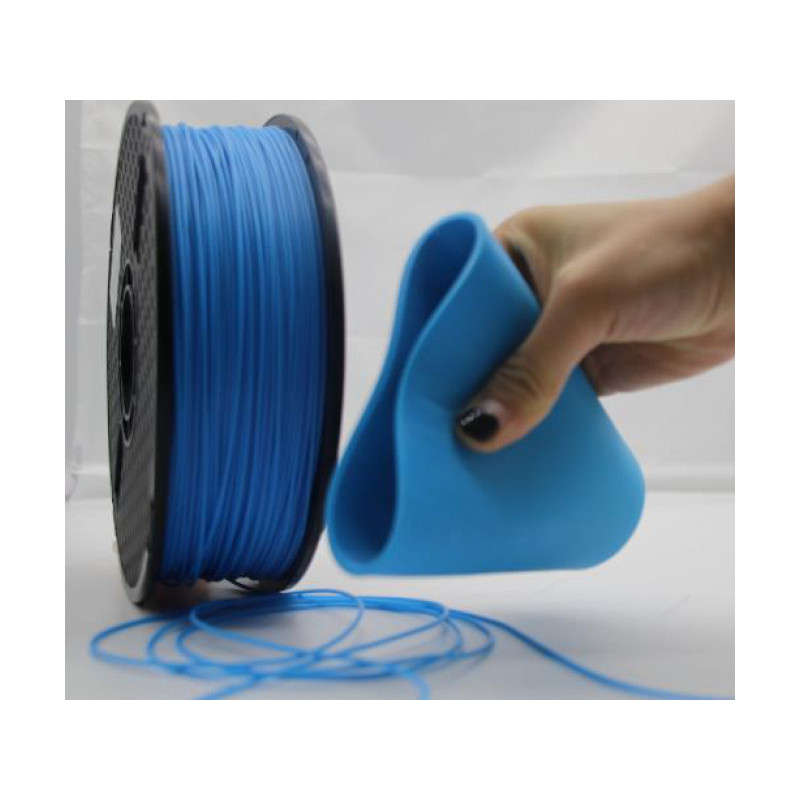 Gembird Filament. PLA Flexible. Black. 1.75 mm. 1kg - 3DP-PLA-FL-01-BK