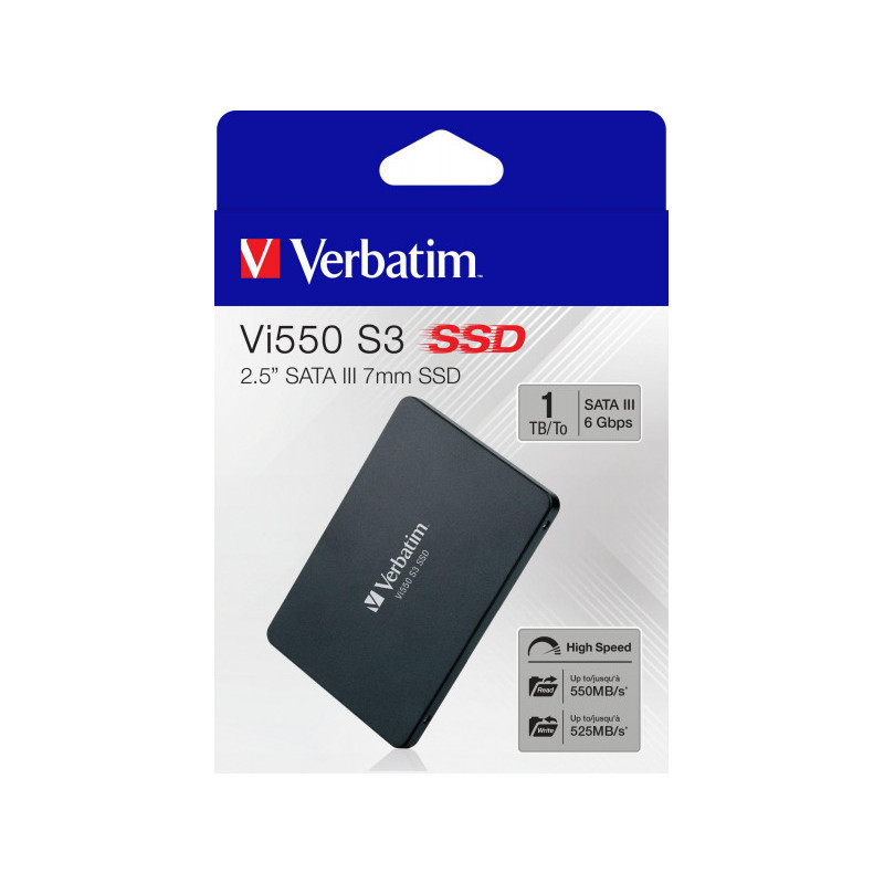 Verbatim SSD 1TB. SATA-III. 6.35cm (2.5\'\') - Retail